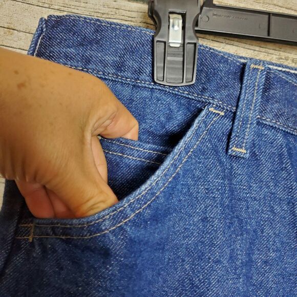 Bulwark Jeans Mens 34x36 Blue FR Flame Resistant Relaxed Excel Denim Pants - Picture 2 of 6